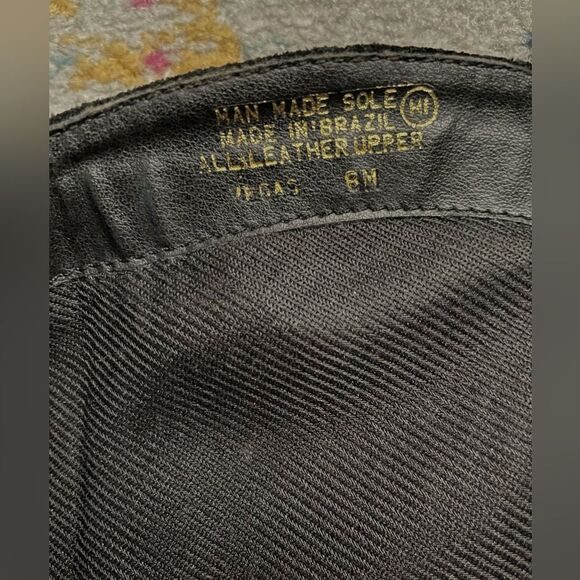 Westies Vegas Black Suede Boots w/Snake Print Square Toes 8 - Picture 7 of 9